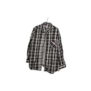 Women's American Sweetheart Long Sleeve Button Down Shirt 3X BOHO Cottage Core